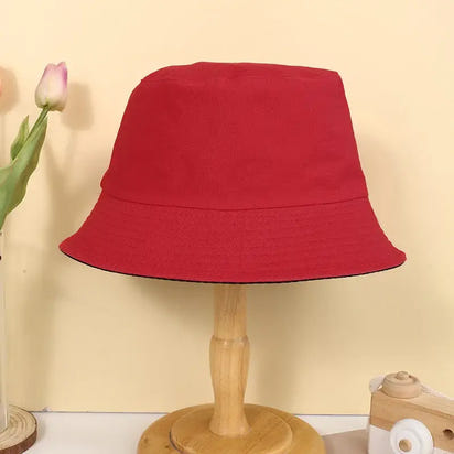 Reversible  Unisex solid color double-sided fisherman hat - sleek-selections