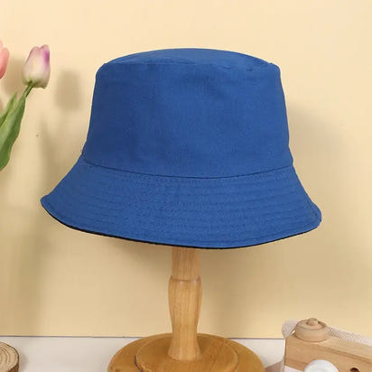 Reversible  Unisex solid color double-sided fisherman hat - sleek-selections