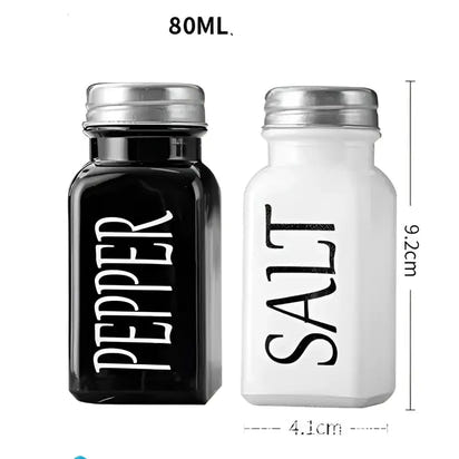 Playful set of salt and pepper shakers for stylish kitchen decor and table seasoning