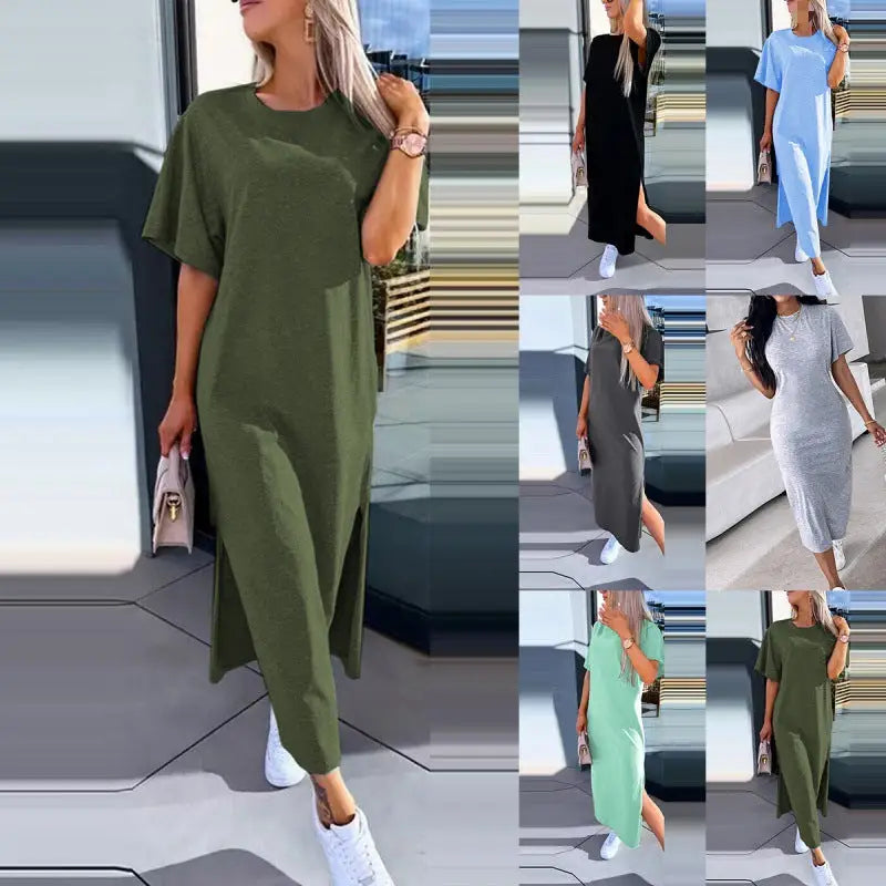 Women’s casual t-shirt dress.