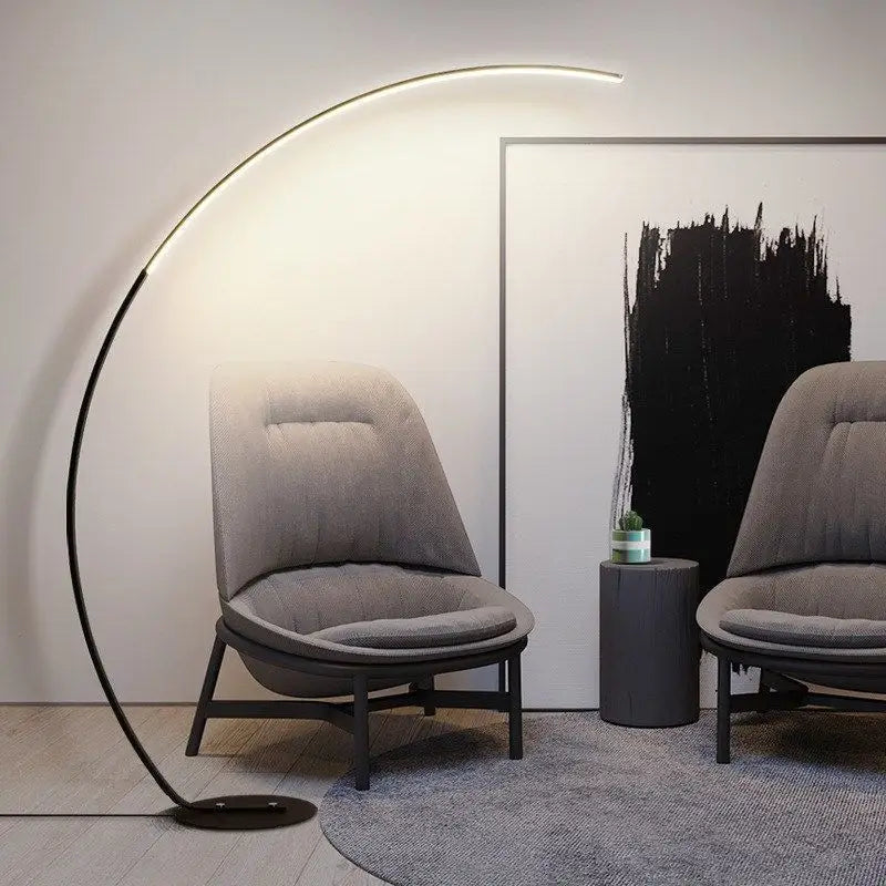 Simple Arc LED Floor Lamp - sleek-selections