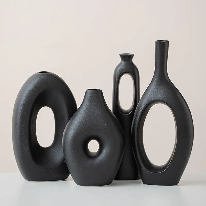 Simple Geometric Vase Set - sleek-selections