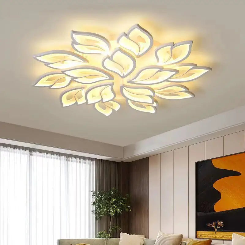 Simple Modern Flower Ceiling Lamp - sleek-selections