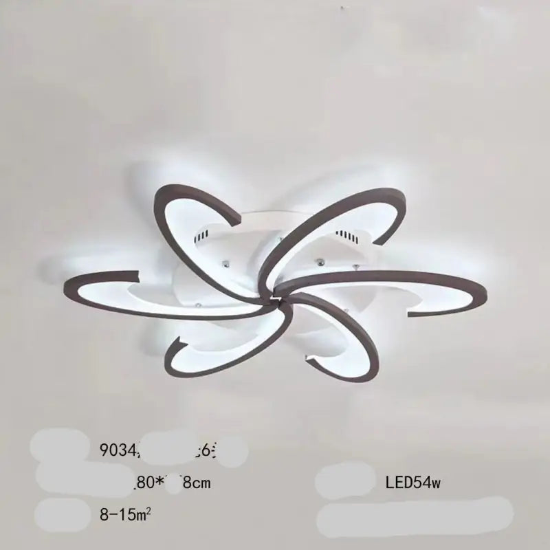 Simple Modern Flower Ceiling Lamp - sleek-selections