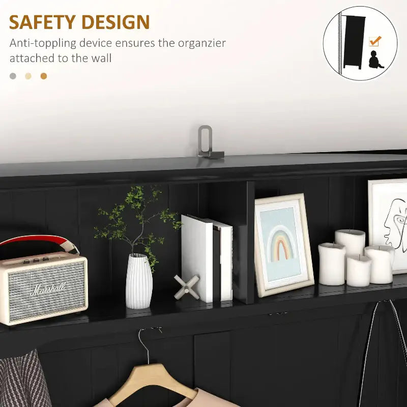 Coat Rack Shoe Bench - sleek-selections