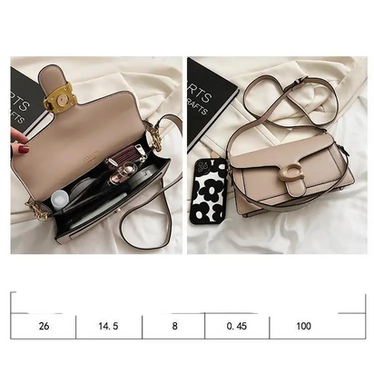 Small Square Shoulder Bag Purse - sleek-selections