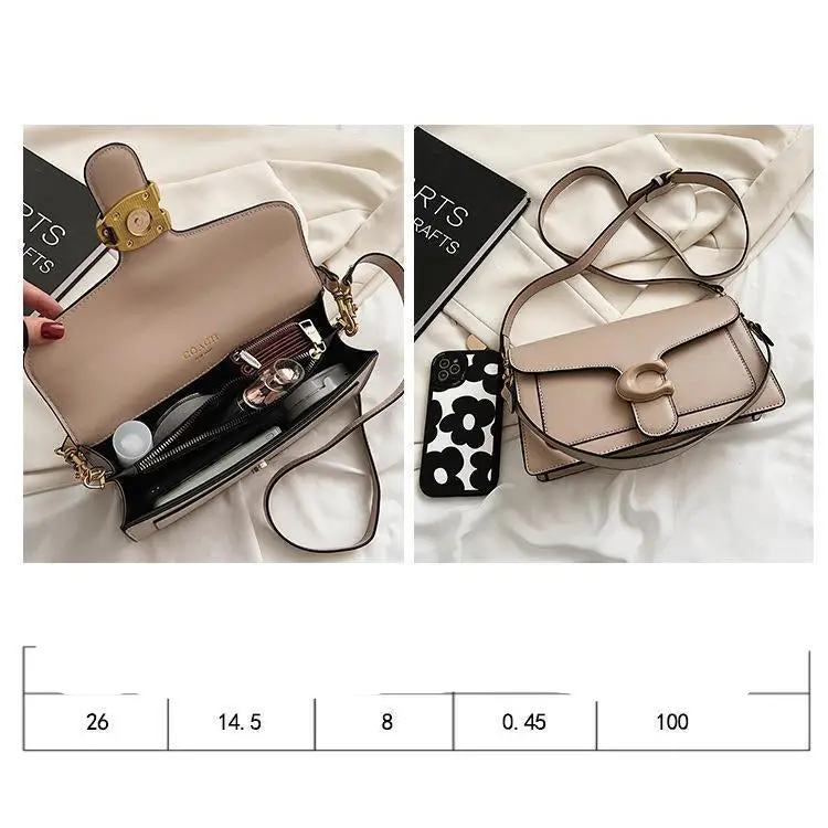 Small Square Shoulder Bag Purse - sleek-selections