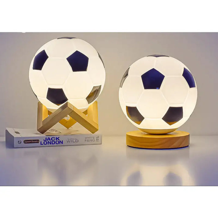 Soccer LED Glass Table Lamp - sleek-selections