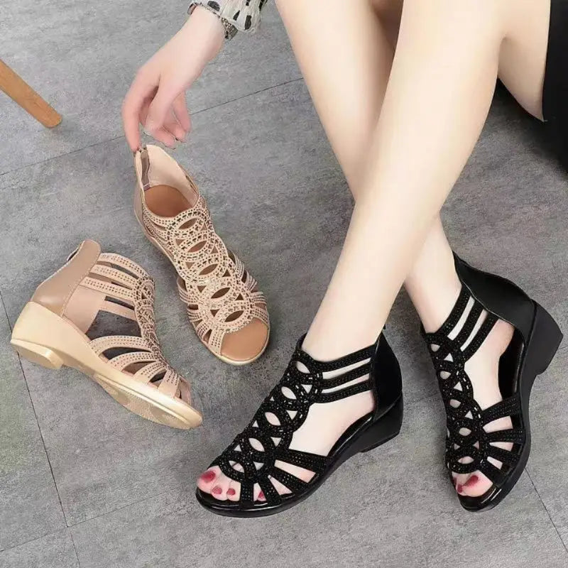Soft leather Roman Sandals - sleek-selections