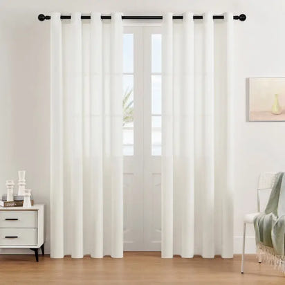 Solid Color Linen Curtains - sleek-selections