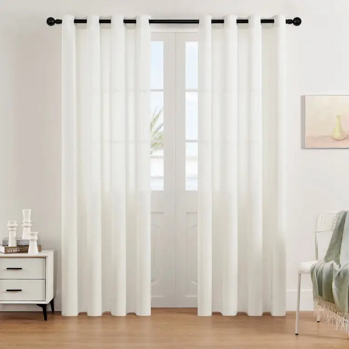 Solid Color Linen Curtains - sleek-selections
