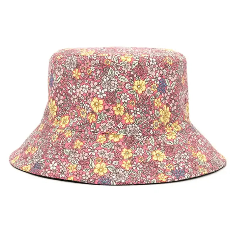 Spring and Summer Small Floral Print Bucket Hat - sleek-selections