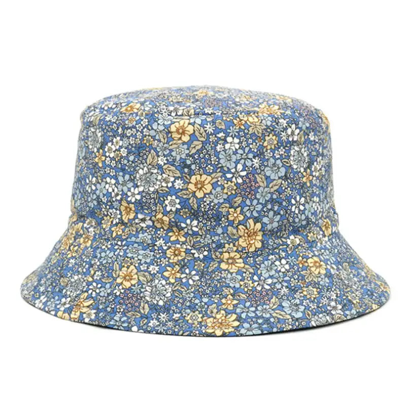Spring and Summer Small Floral Print Bucket Hat - sleek-selections