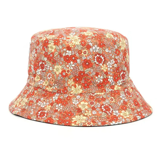 Spring and Summer Small Floral Print Bucket Hat - sleek-selections