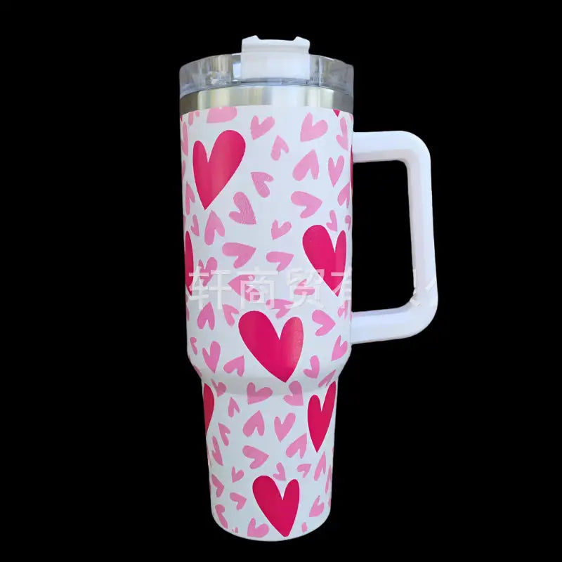 Stainless Steel Insulated Cold Insulation Car Cup with Handle 40OZ - sleek-selections