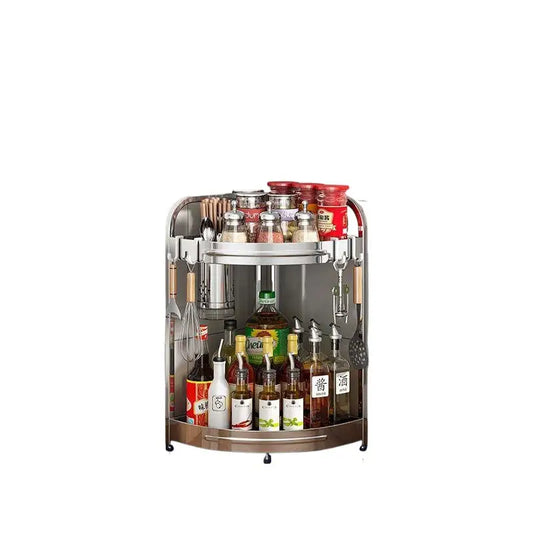 Stainless Steel Kitchen Corner Shelf - sleek-selections