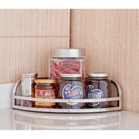 Stainless Steel Kitchen Corner Shelf - sleek-selections