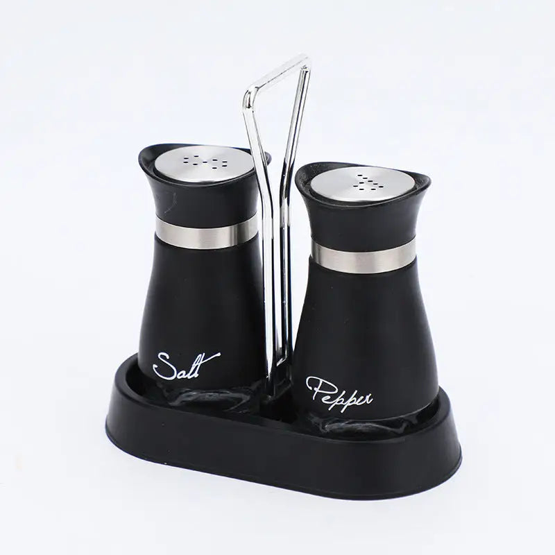 Stainless Steel Salt and Pepper Shaker Set for Kitchen - Stainless Steel Salt Bottles
