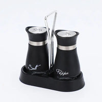 Stainless Steel Salt and Pepper Shaker Set for Kitchen - Stainless Steel Salt Bottles