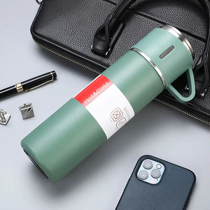Stainless Steel Thermos Cup Set - sleek-selections