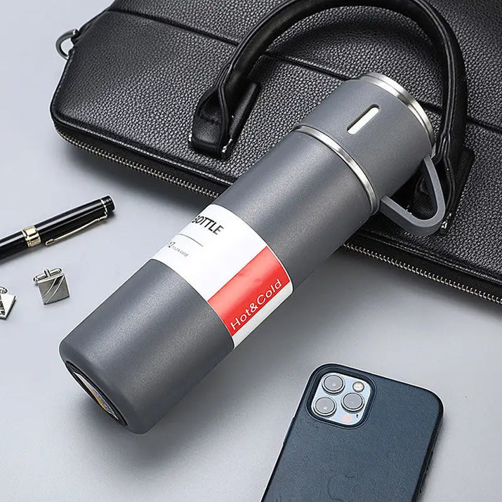 Stainless Steel Thermos Cup Set - sleek-selections
