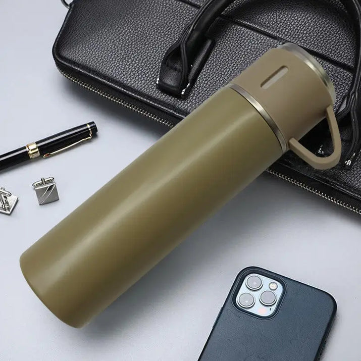 Stainless Steel Thermos Cup Set - sleek-selections