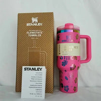 Stanley Large-Capacity Stainless Steel Car Mug With Straw - sleek-selections