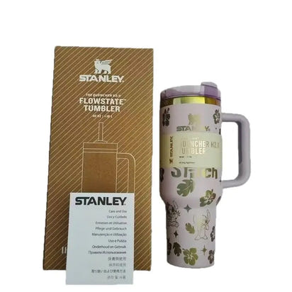 Stanley Large-Capacity Stainless Steel Car Mug With Straw - sleek-selections