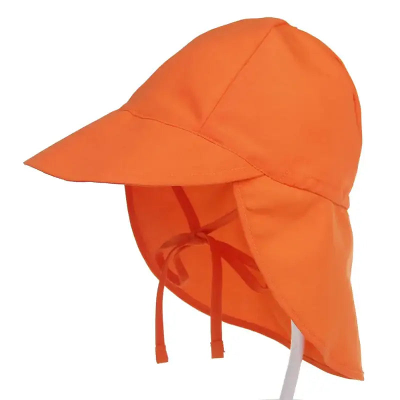 Orange Sun Protection Hat from Summer Sun Cartoon Panama Children’s Hat for child’s summer wardrobe