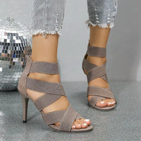 Super High Heel Roman Sandals - sleek-selections