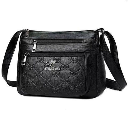 Texture Black Purse-Shoulder Bag - sleek-selections
