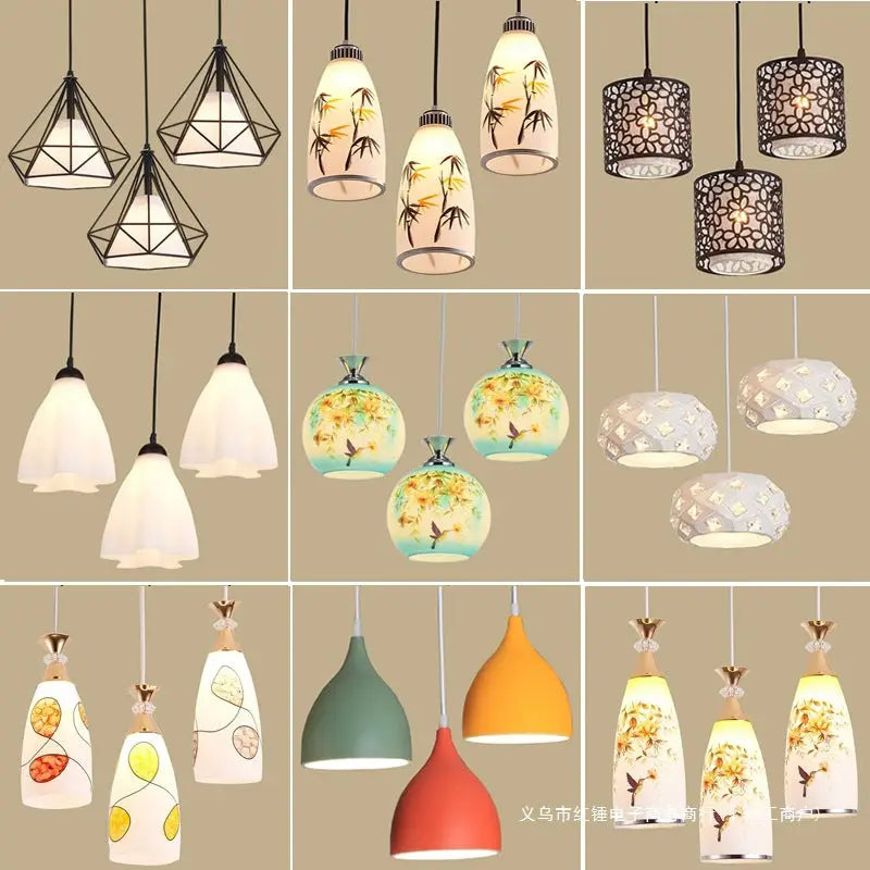Three Modern Minimalist Nordic Chandelier - sleek-selections