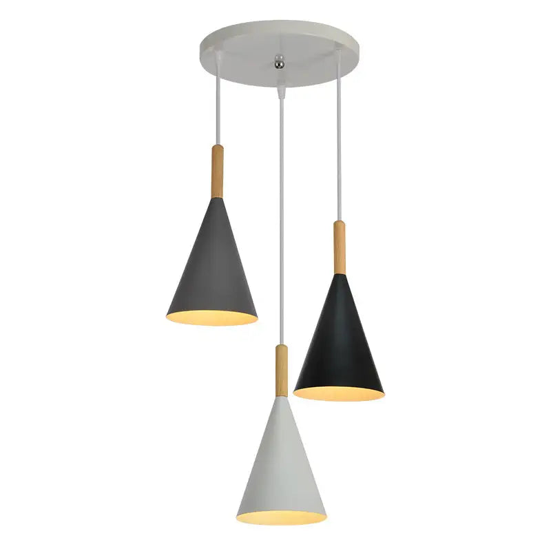 Three Modern Minimalist Nordic Chandelier - sleek-selections