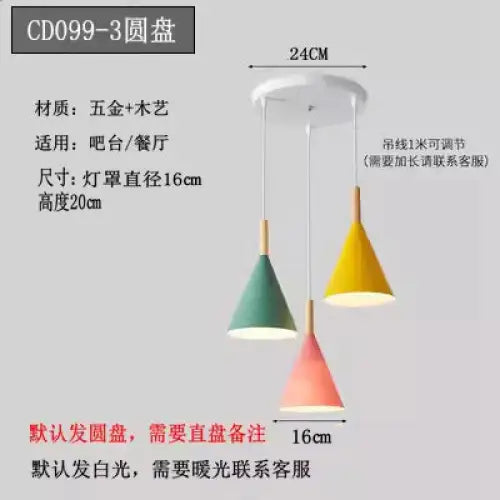 Three Modern Minimalist Nordic Chandelier - sleek-selections