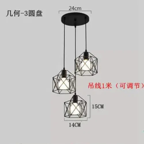 Three Modern Minimalist Nordic Chandelier - sleek-selections