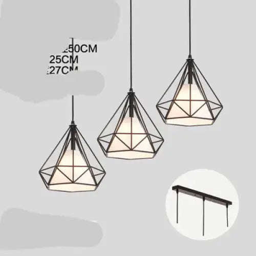 Three Modern Minimalist Nordic Chandelier - sleek-selections