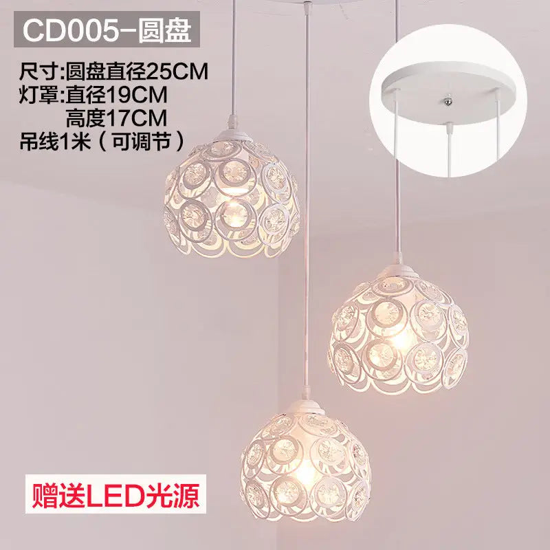 Three Modern Minimalist Nordic Chandelier - sleek-selections