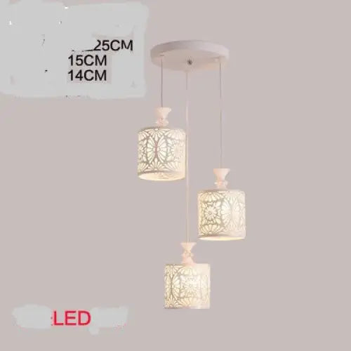 Three Modern Minimalist Nordic Chandelier - sleek-selections