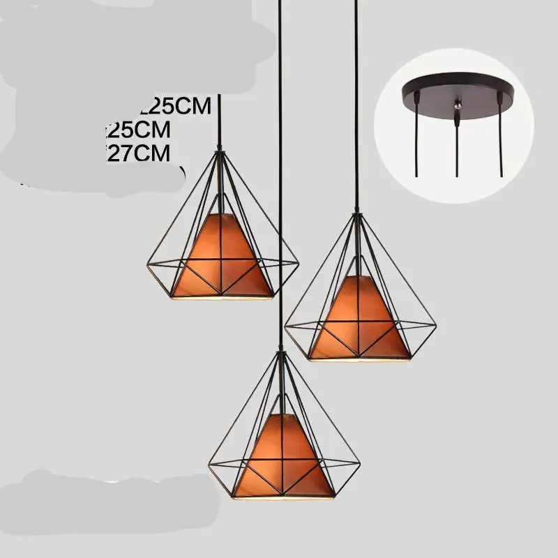 Three Modern Minimalist Nordic Chandelier - sleek-selections