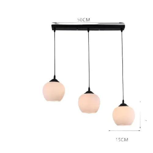 Three Modern Minimalist Nordic Chandelier - sleek-selections
