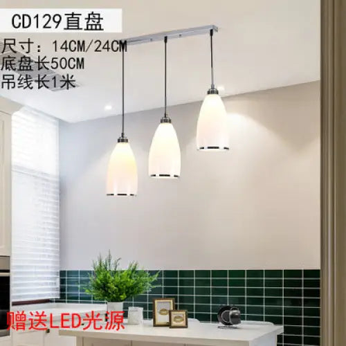 Three Modern Minimalist Nordic Chandelier - sleek-selections