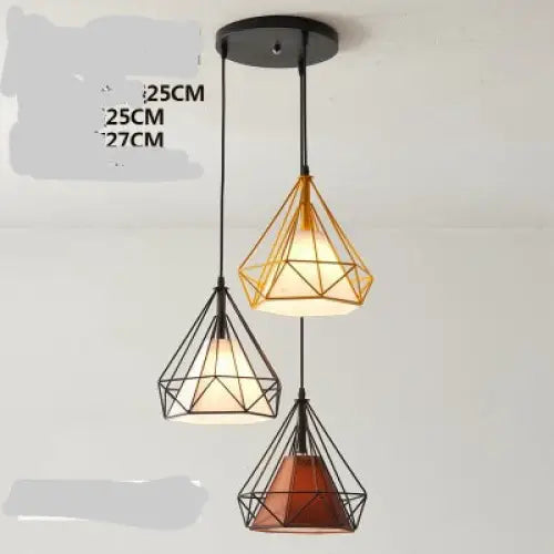 Three Modern Minimalist Nordic Chandelier - sleek-selections