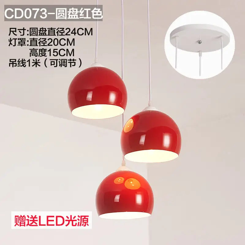 Three Modern Minimalist Nordic Chandelier - sleek-selections