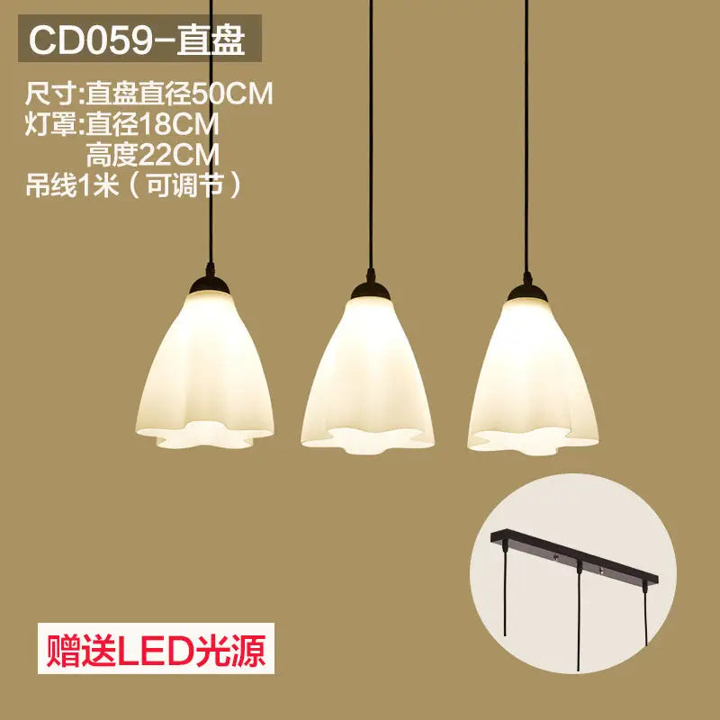 Three Modern Minimalist Nordic Chandelier - sleek-selections