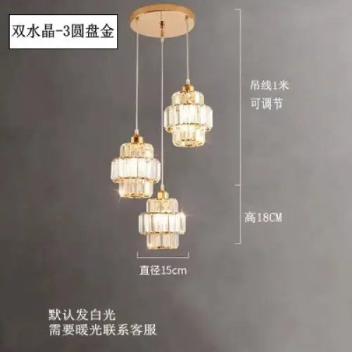 Three Modern Minimalist Nordic Chandelier - sleek-selections