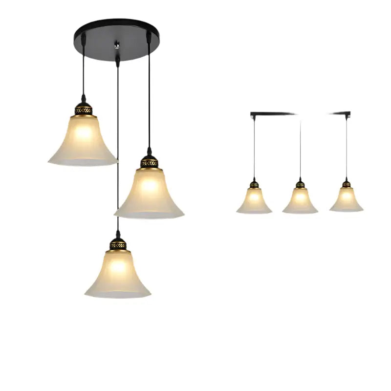 Three Modern Minimalist Nordic Chandelier - sleek-selections