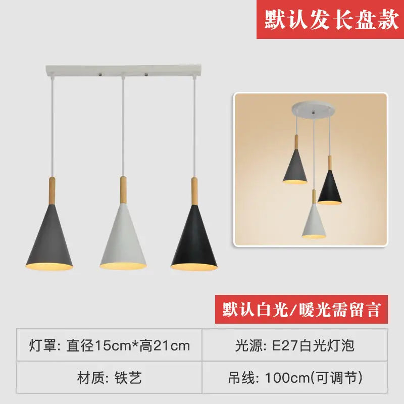 Three Modern Minimalist Nordic Chandelier - sleek-selections