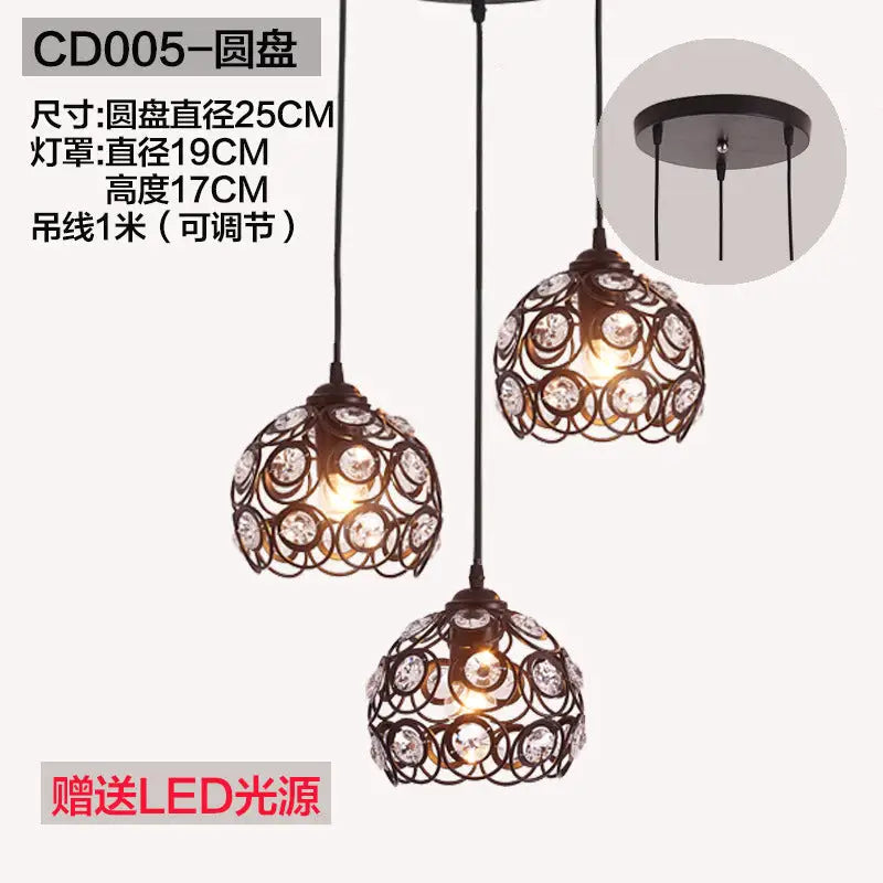 Three Modern Minimalist Nordic Chandelier - sleek-selections