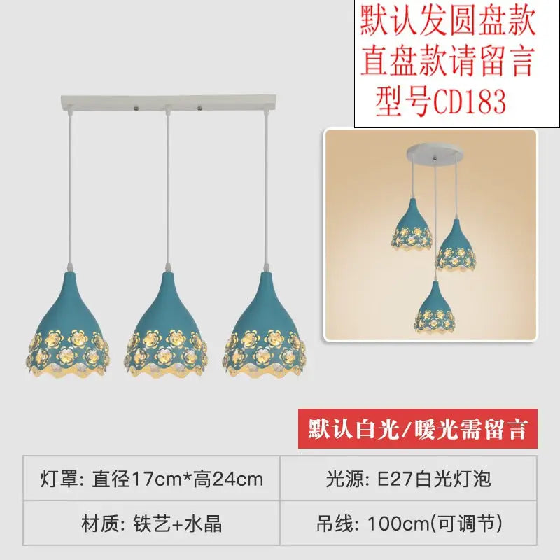 Three Modern Minimalist Nordic Chandelier - sleek-selections