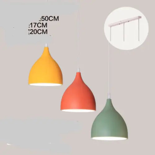 Three Modern Minimalist Nordic Chandelier - sleek-selections
